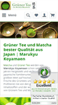 Mobile Screenshot of gruener-tee-koyamaen.de